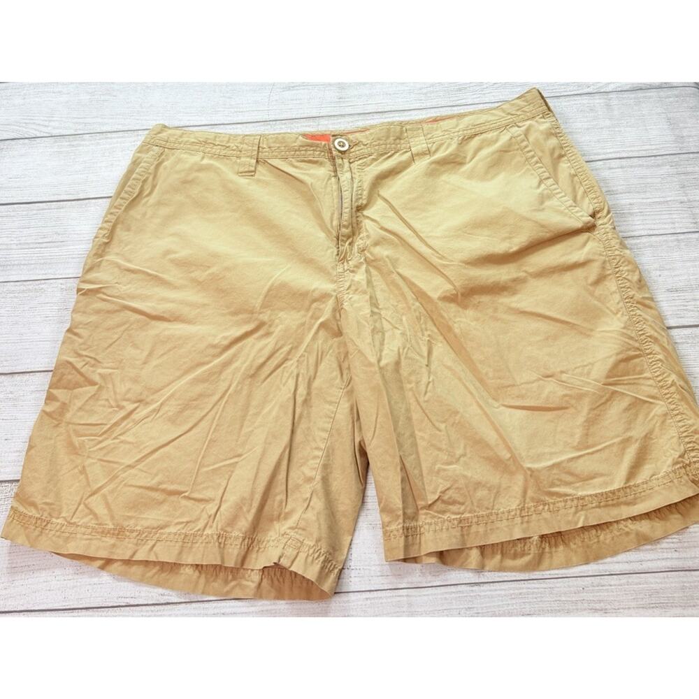 Columbia Men's Khaki Shorts 10" Inseam 100% Cotton Outdoor Hiking Summer Size 42